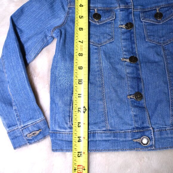 Carters Blue Denim Tucker Jacket Size 5 - Picture 3 of 7